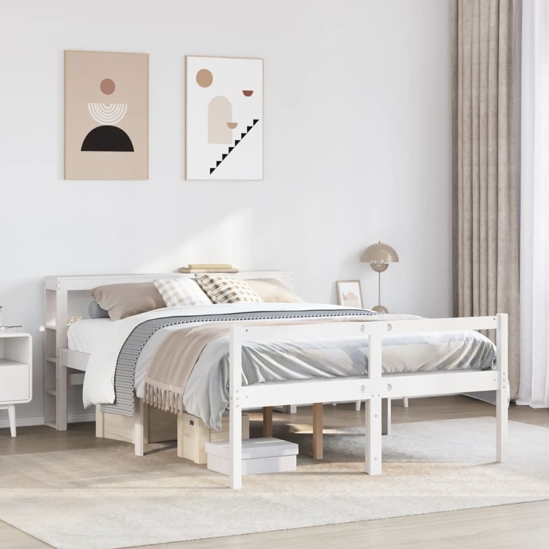 Lit pour personne ge avec tte de lit sans matelas 140x200 cm