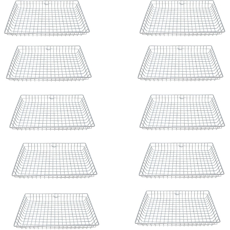 Omcan - 10" x 26" x 2" Doughnut Basket, Pack of 10 - 80886