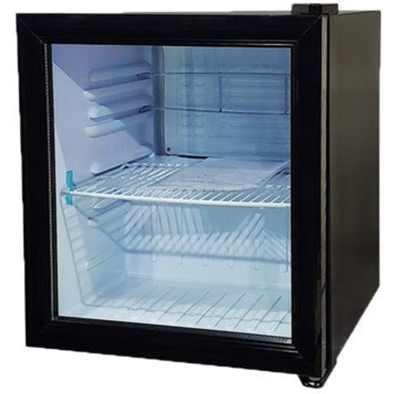 Omcan - 110V, 21 L capacity Black Countertop Display Refrigerator - RS-CN-0021