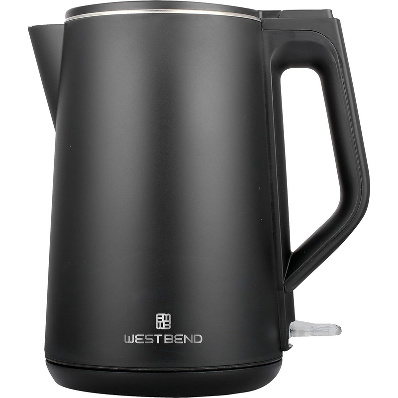 West Bend - 1.5 L Black Electric Kettle - KTWB2LBK13