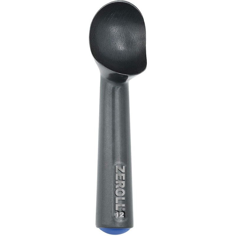 Zeroll - #12 Zerolon Black Hardcoat Anodized Liquid Filled Heat Conductive Handle Easy Release 24 Scoops per Gallon Ice Cream Scoop With Retail Hang Tag - 1512-ZT
