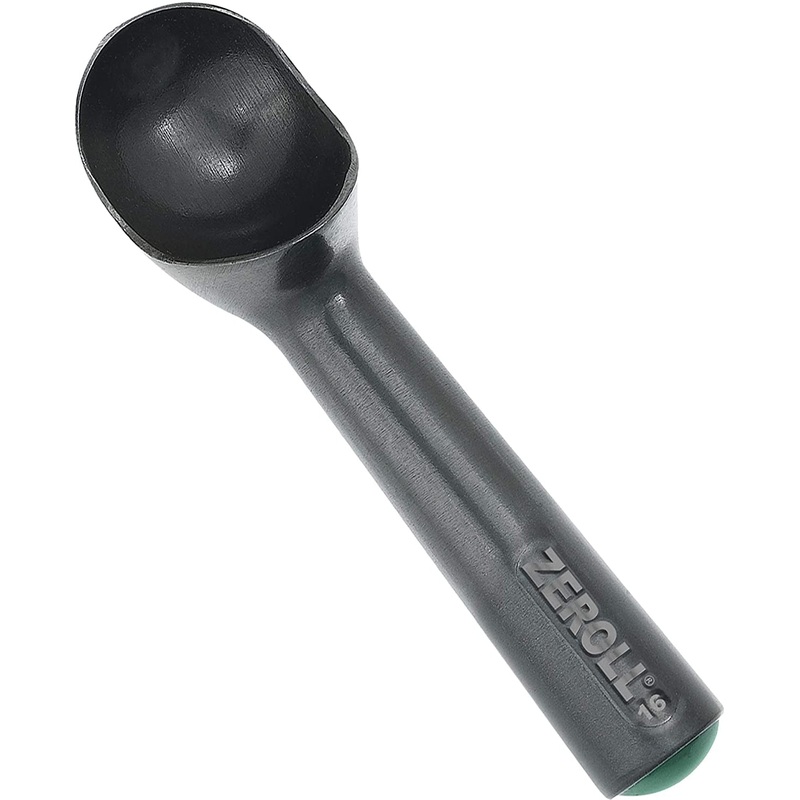 Zeroll - #16 Zerolon Black Hardcoat Anodized Liquid Filled Heat Conductive Handle Easy Release 24 Scoops per Gallon Ice Cream Scoop With Retail Hang Tag - 1516-ZT