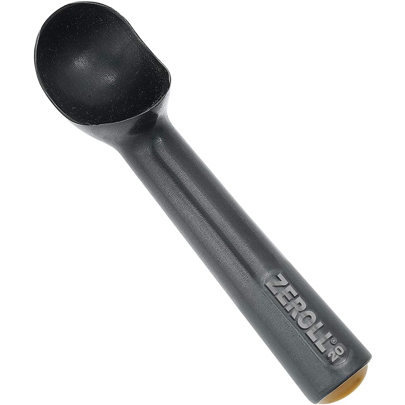 Zeroll - #20 Zerolon Black Hardcoat Anodized Liquid Filled Heat Conductive Handle Easy Release 24 Scoops per Gallon Ice Cream Scoop With Retail Hang Tag - 1520-ZT