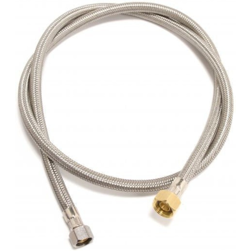 BWT Besthead - 3/8 BSP x 3/8 Compression Stainless Braided Hose Water Line - 55553