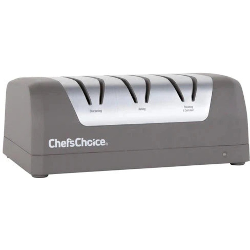 Chef's Choice - Grey Rechargeable Three-Stage 20 Dizor DC 320 Electric Knife Sharpener, Gift Box - SHC32BGY11