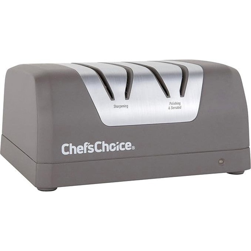 Chef's Choice - Grey Rechargeable Two-Stage DC 220 Electric Knife Sharpener with 2-Stage 20 Dizor, Gift Box - SHC22BGY11