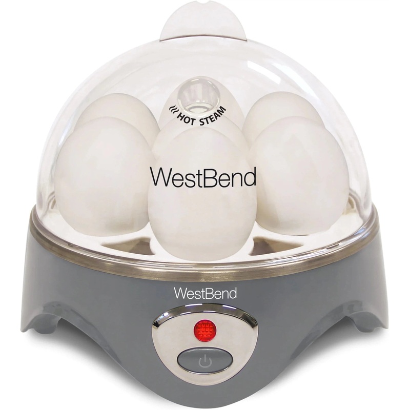 West Bend - 7 Egg Compartment Automatic Electric Cooker - 87628