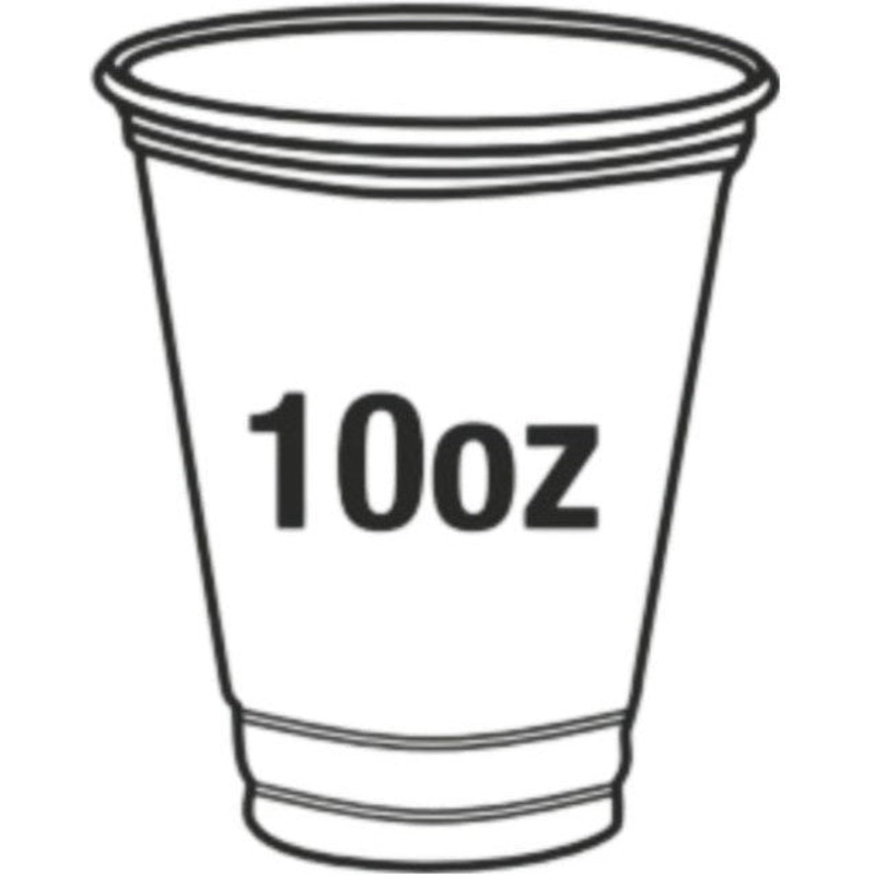 10oz Clear PET Cups, 1000/Cs - PEC0710