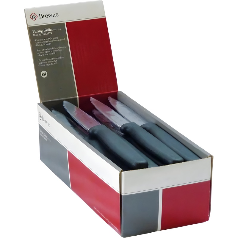 Browne - 7.5" Stainless Steel Paring Knives (Pack Of 24) - 574460