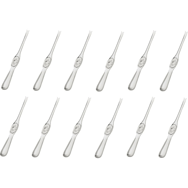 Browne - 8.5" Stainless Steel Lobster Fork, Pack of 12 - 574031