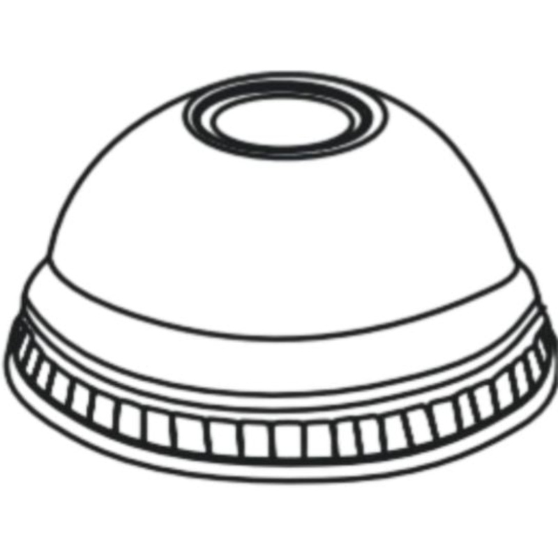 Dome Lid 700 Series PET Cup, 1000/Cs - PLD07