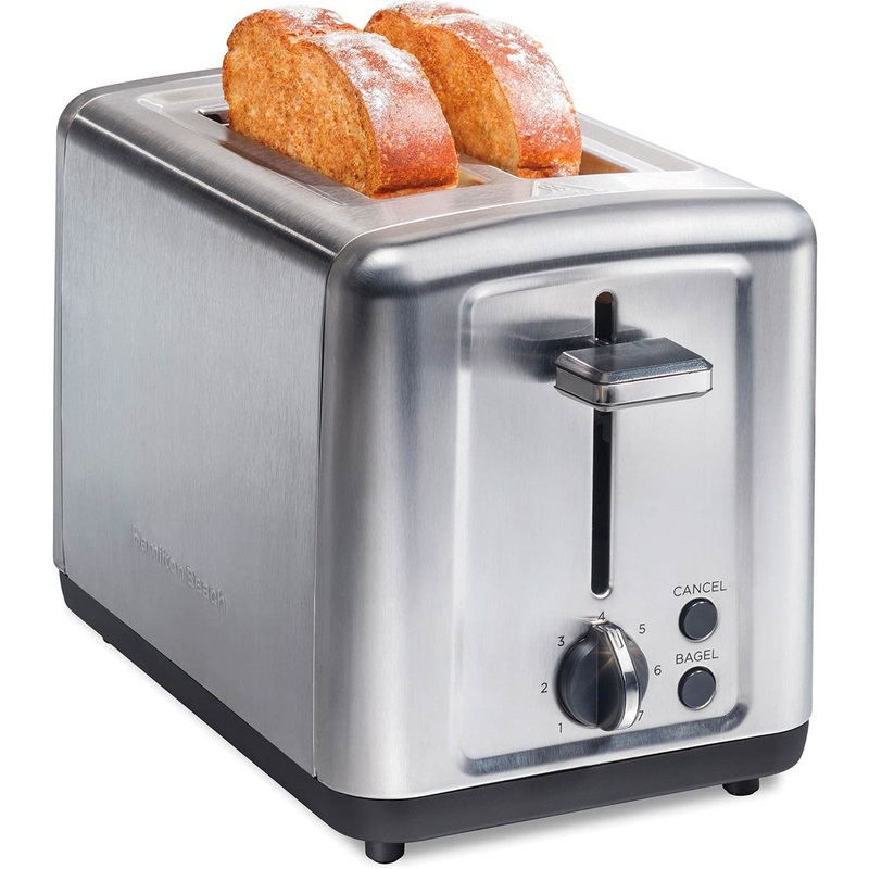Hamilton Beach - 2 Slice Brushed Toaster with Extra Wide Slots - 22992G