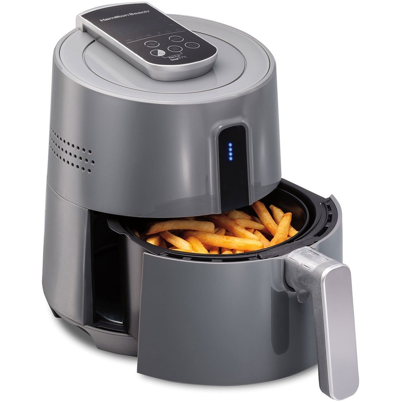 Hamilton Beach - 3.7 QT Digital Air Fryer Gray - 35051C