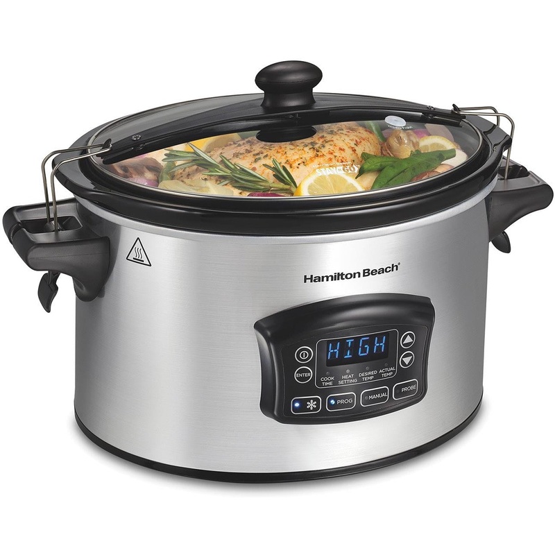 Hamilton Beach - 6 QT Set & Forget Defrost Slow Cooker - 33769C