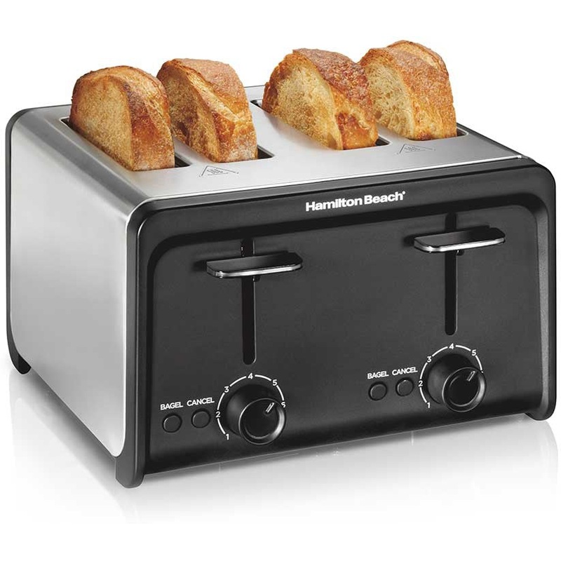 Hamilton Beach - Contemporary 4 Slice Toaster - 24997F