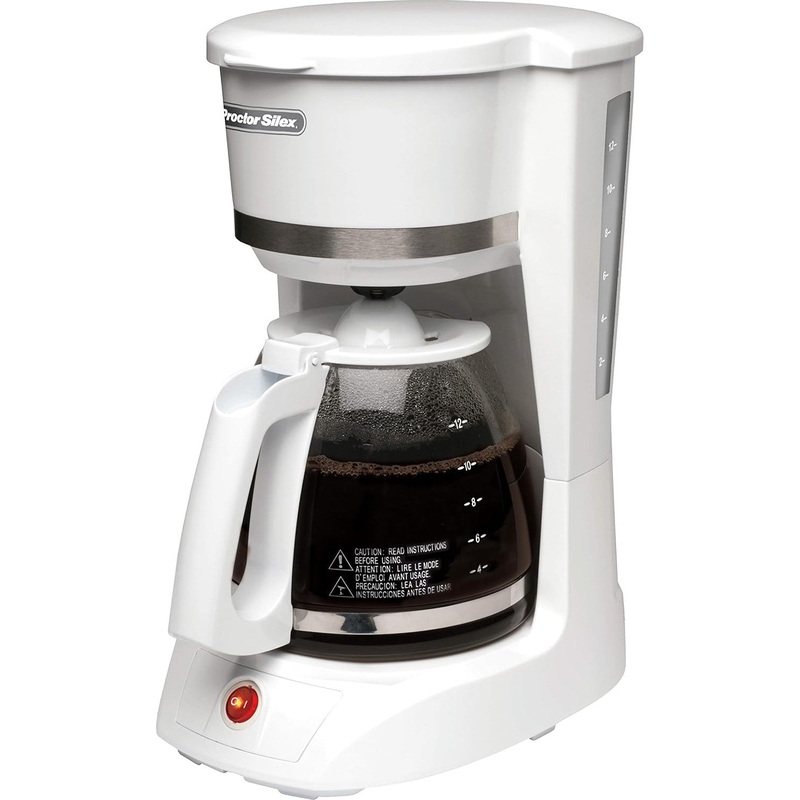Proctor Silex Commercial - 12 Cup White Coffee Maker - 43801