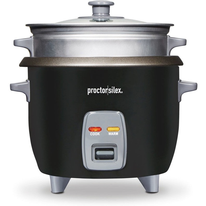 Proctor Silex Commercial - 6 Cup Rice Cooker & Food Steamer - 37510