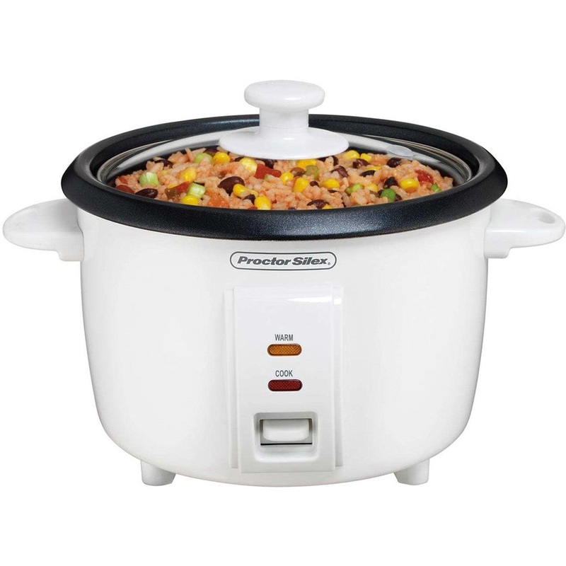 Proctor Silex Commercial - 8 Cup Rice Cooker & Food Steamer - 37534NR
