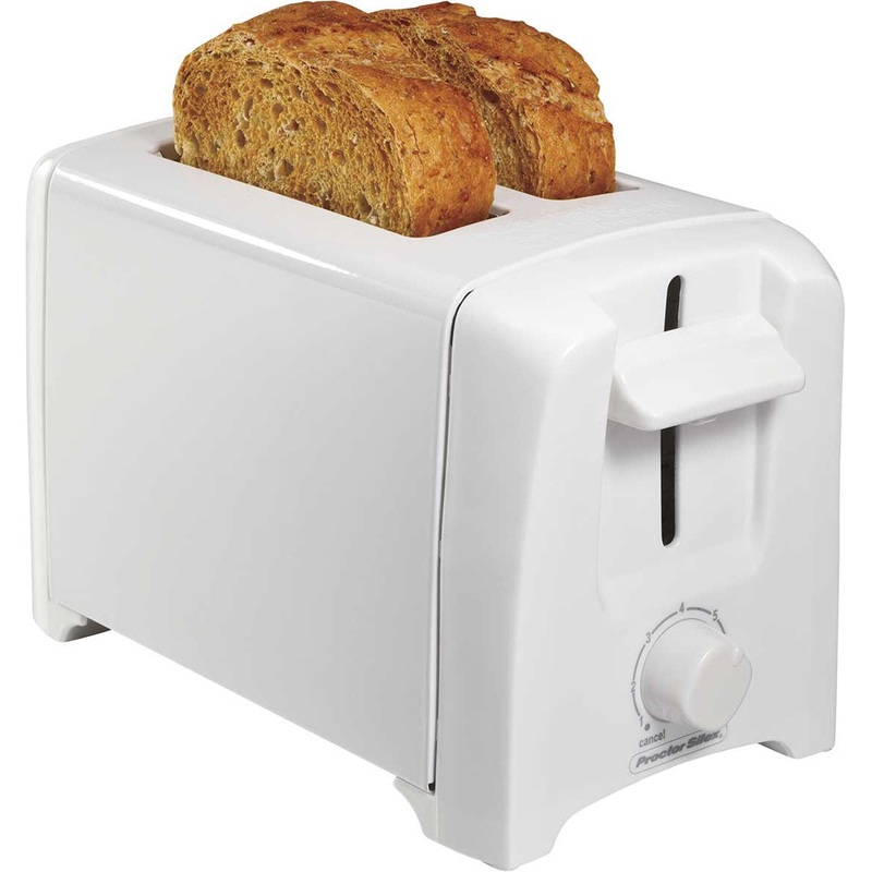 Proctor Silex Commercial - Coolwall 2 Slice Toaser White - 22610
