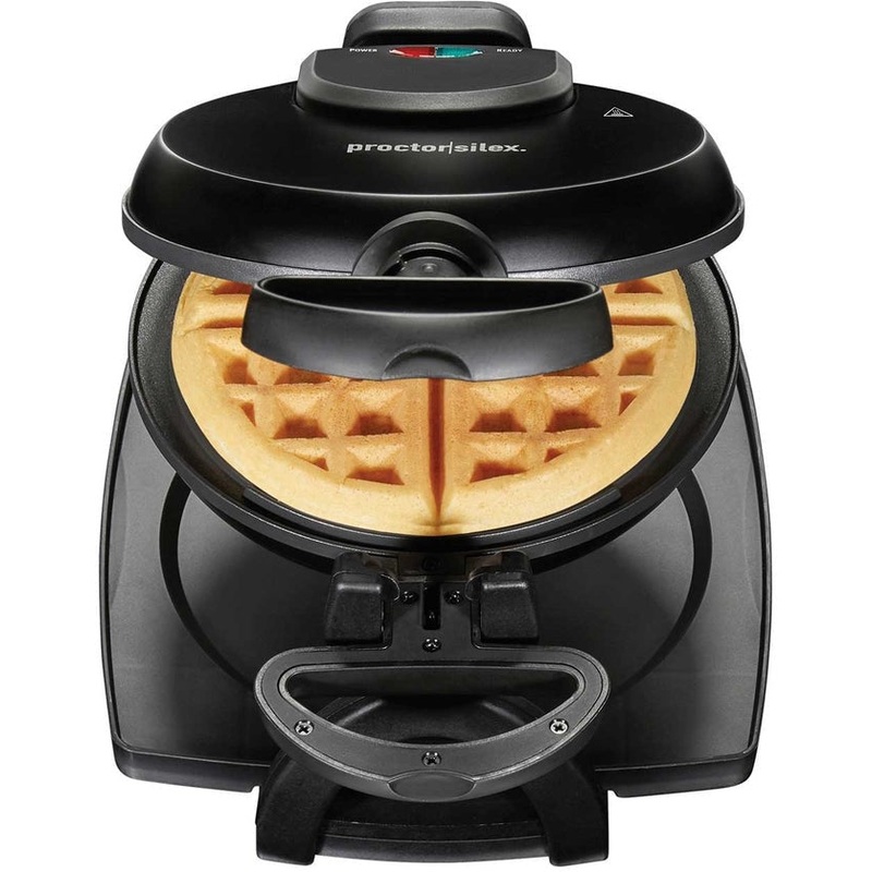 Proctor Silex Commercial - Flip Belgian Waffle Maker with Non Stick Plates - 26090PS