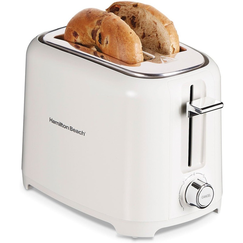 Hamilton Beach - 2 Slice Toaster with Extra-Wide Slots White - 22218