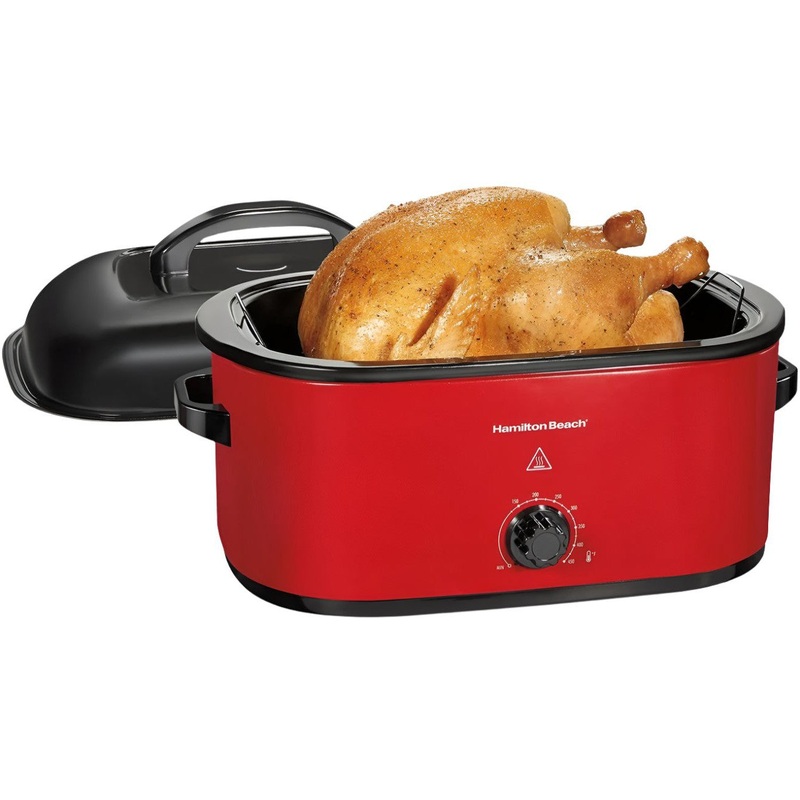 Hamilton Beach - 20 QT Electric Roaster Oven Red - 32235G