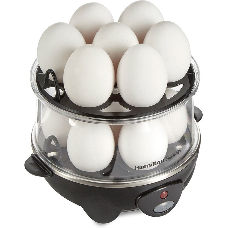 Hamilton Beach - 3-in-1 Egg Cooker with 14 Egg Capacity - 25508