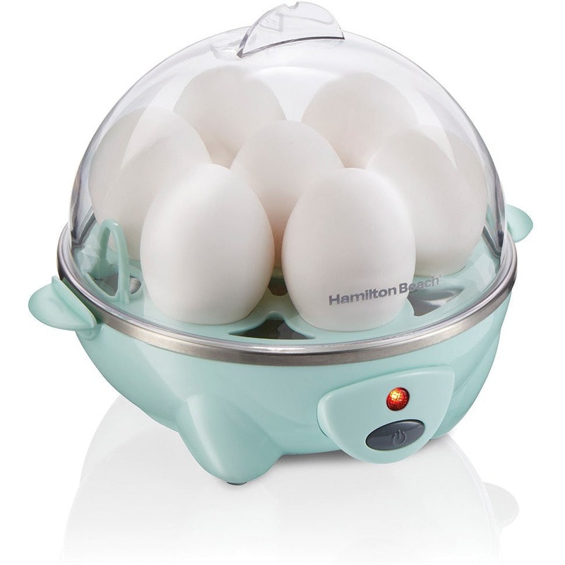 Hamilton Beach - 3-in-1 Egg Cooker with 7 Egg Capacity - 25504G