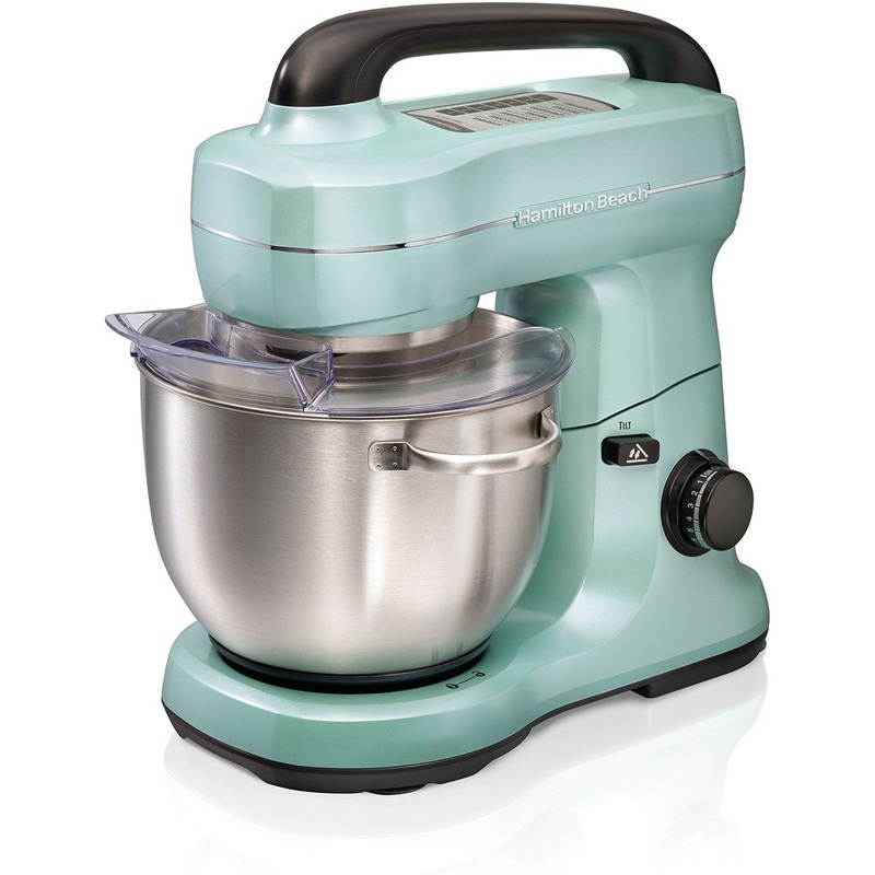 Hamilton Beach - 4 QT Aqua 7 Speed Stand Mixer - 63397