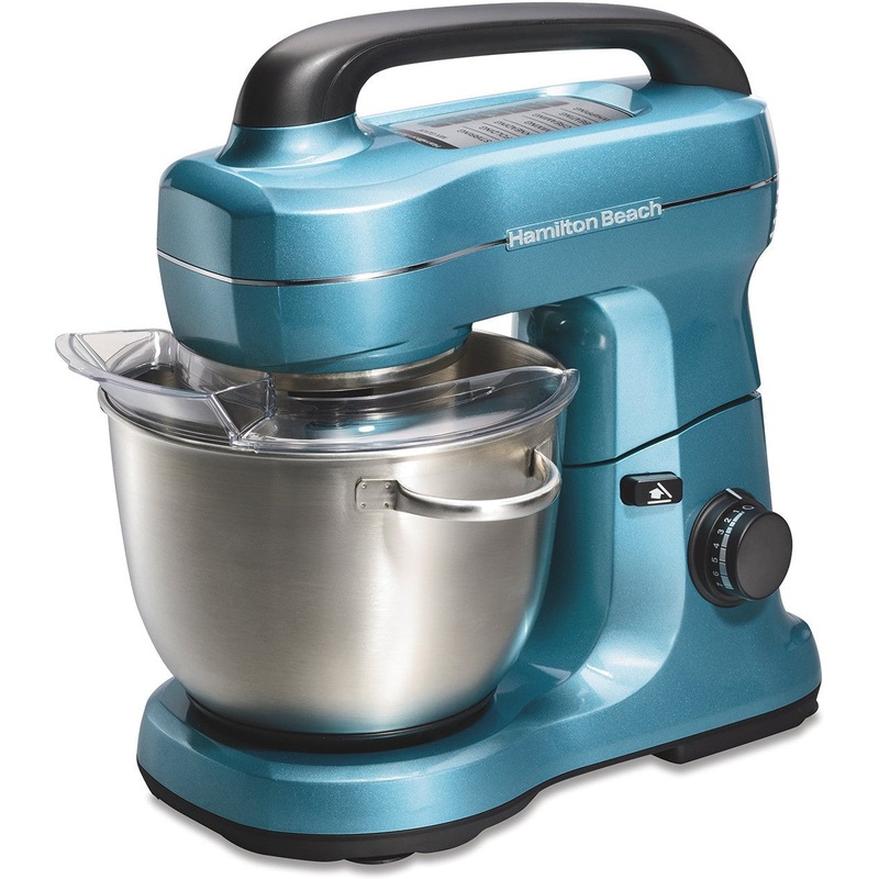 Hamilton Beach - 4 QT Blue 7 Speed Stand Mixer - 63393G