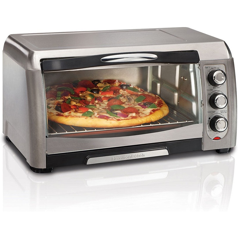 Hamilton Beach - 6 Slice Stainless Steel Toaster Oven - 31340C