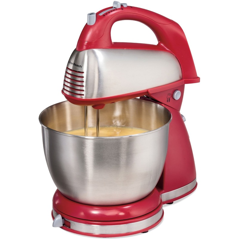 Hamilton Beach - 6 Speed Red Classic Stand Mixer - 64654