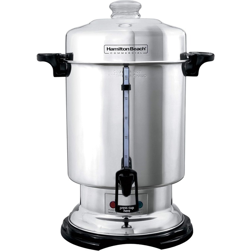 Hamilton Beach - 60 Cup Commercial Stainless Steel Coffee Urn - D50065R