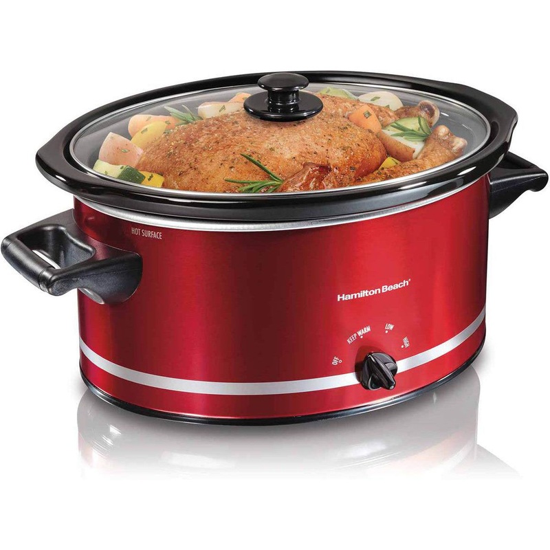 Hamilton Beach - 8 QT Slow Cooker Red - 33184