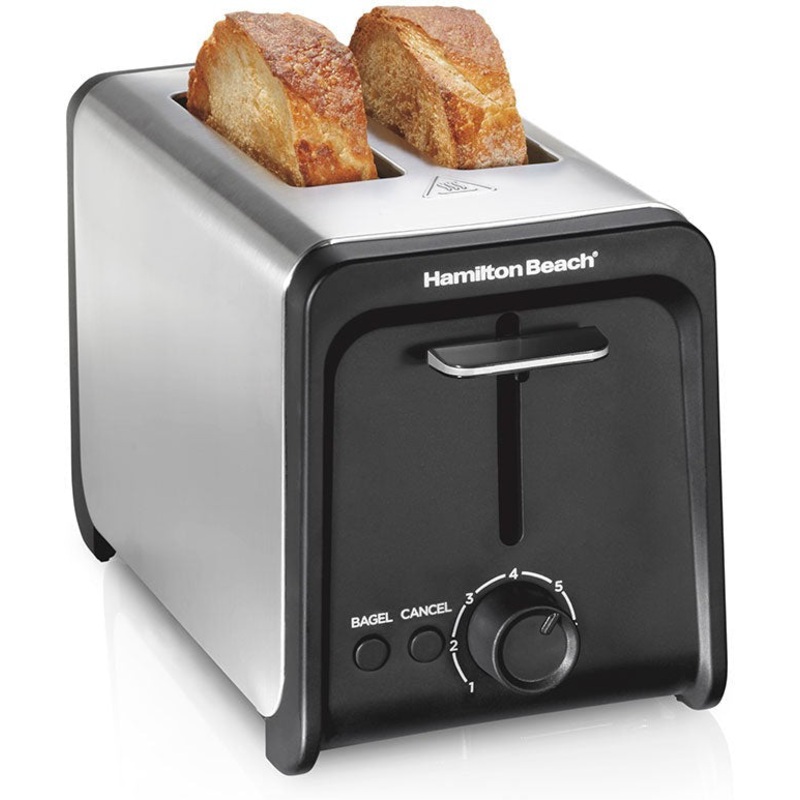 Hamilton Beach - Contemporary 2 Slice Toaster with Wide Slots - 22997FG