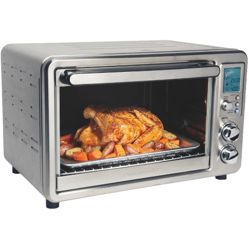 Hamilton Beach - Digital & Convection Toaster Oven with Rotisserie - 31190C
