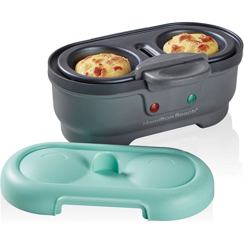 Hamilton Beach - Egg Bites Maker 2 Egg Capacity Teal - 25506