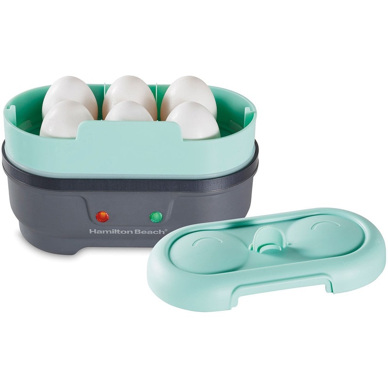 Hamilton Beach - Egg Bites Maker with Hard-Boiled Eggs Insert Teal - 25511