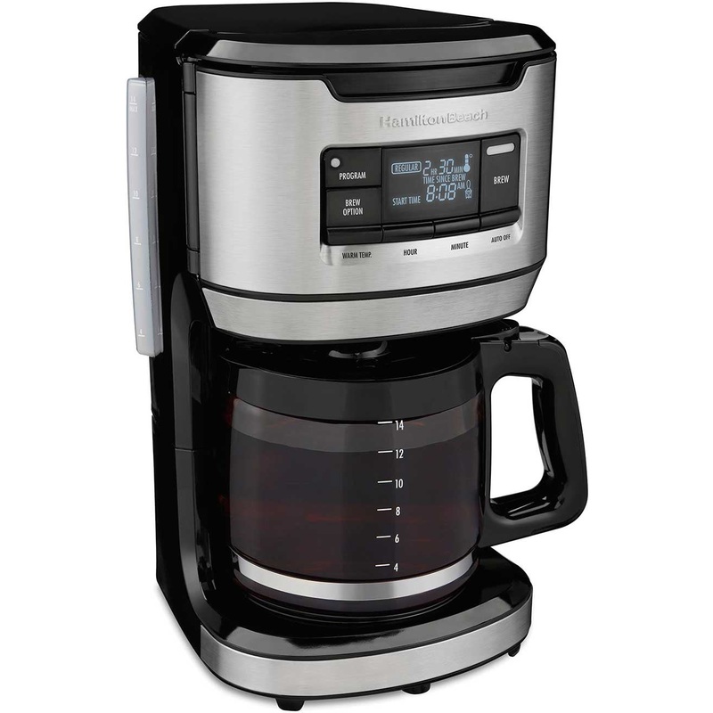 Hamilton Beach - FrontFill 14 Cup Programmable Coffee Maker - 46390