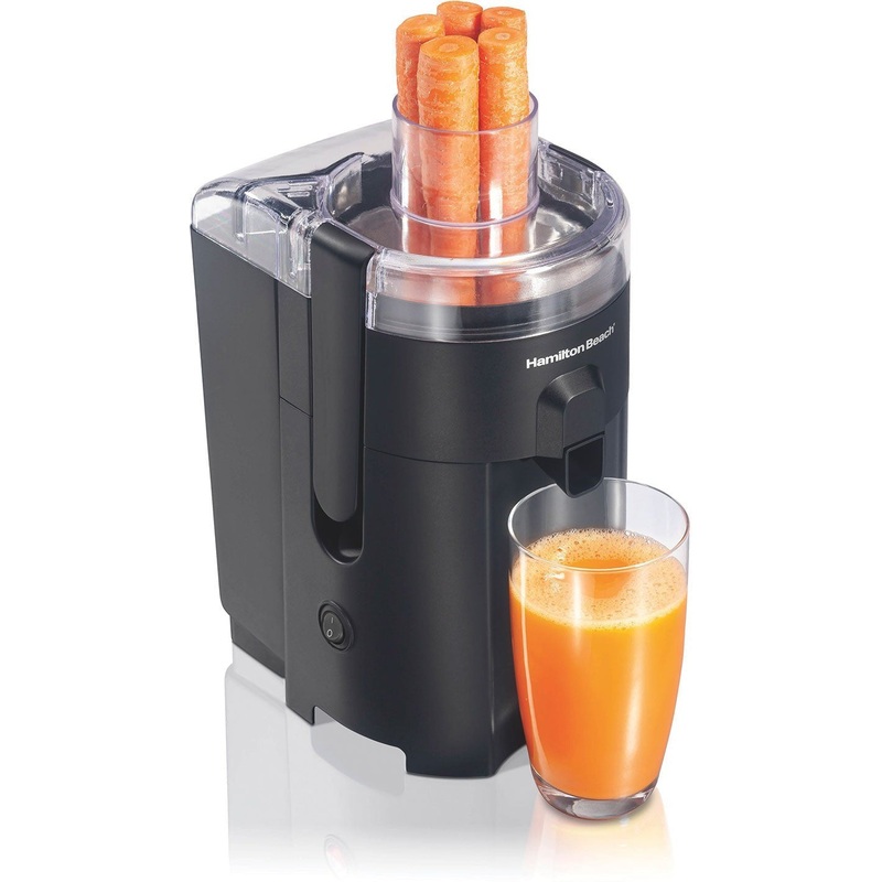 Hamilton Beach - HealthSmart Compact Juice Extractor Black - 67500G