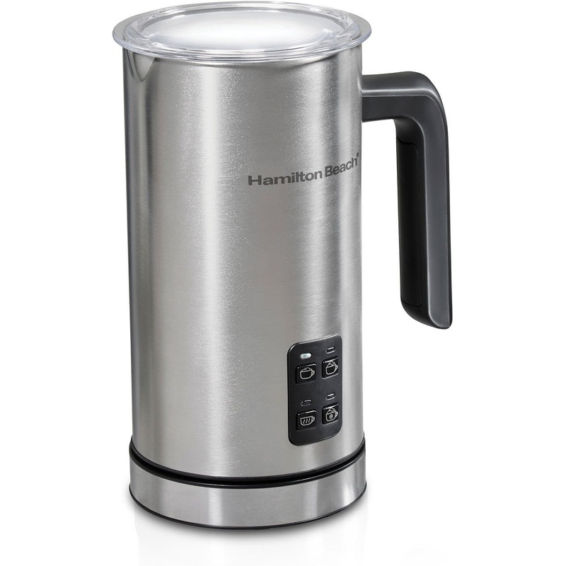 Hamilton Beach - Milk Frother and Warmer Stainless Steel - 43565C