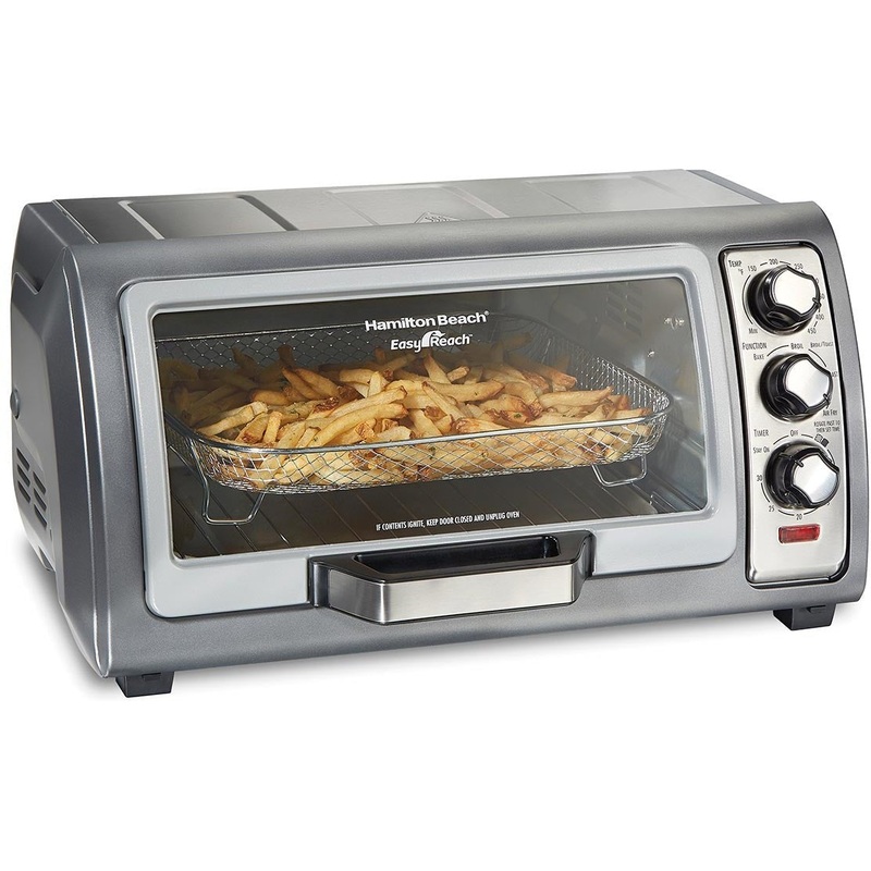 Hamilton Beach - Sure Crisp Air Fryer Toaster Oven with Easy Reach Door - 31523C