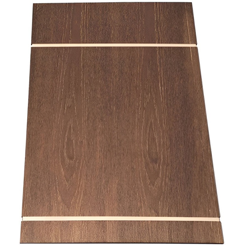 On The Table - 14" x 9" Mahogany Acacia Wood Menu Board - 300-M