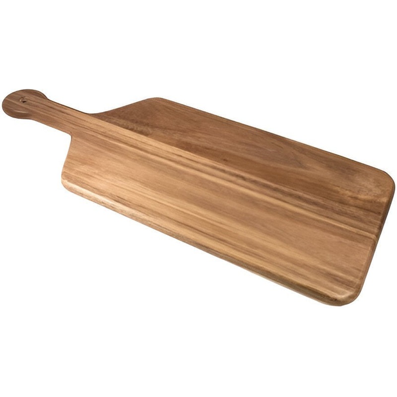 On The Table - 20" x 8" Brown Acacia Wood Extra Large Paddle Board - 103 DWS