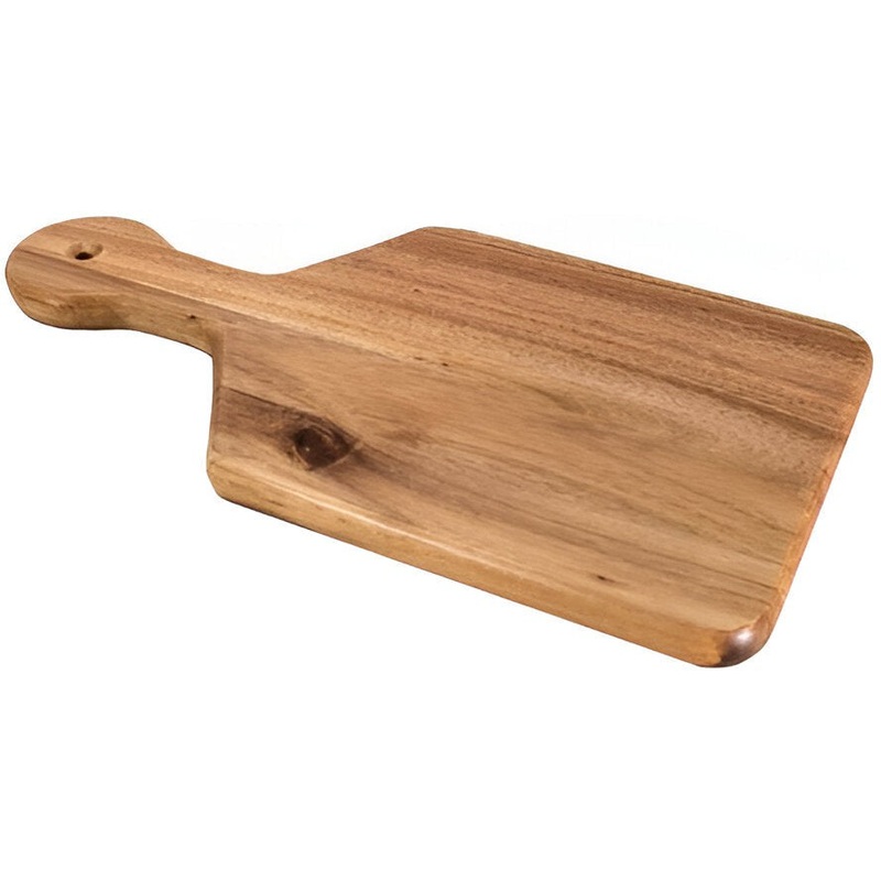 On The Table - 12" x 6.5" Brown Acacia Wood Mini Padddle Board - 101-MP