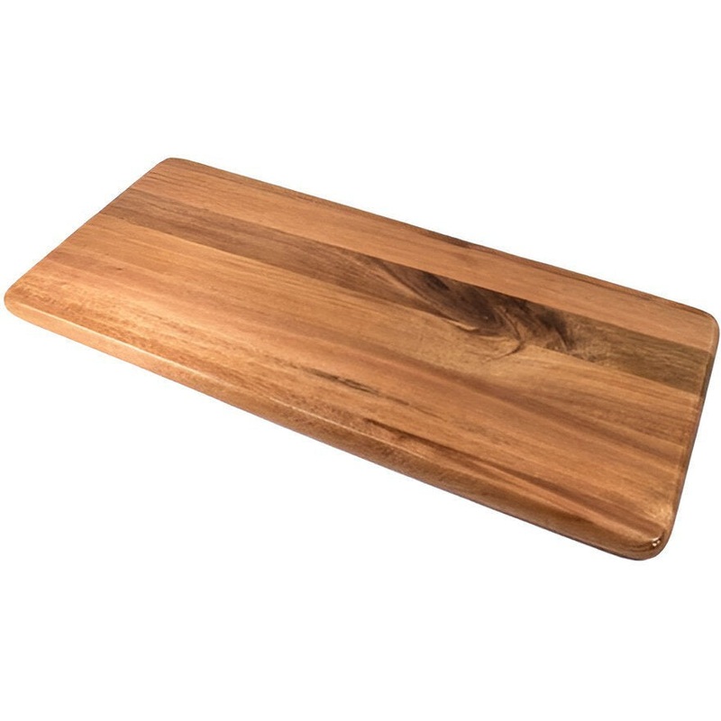 On The Table - 16" x 7.5" Brown Acacia Wood Serving Board - 120