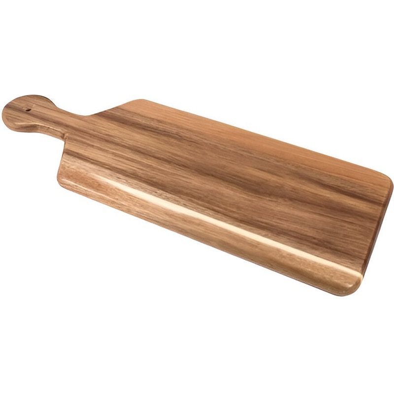 On The Table - 17" x 6.5" Brown Acacia Wood Standard Paddle Board - 101