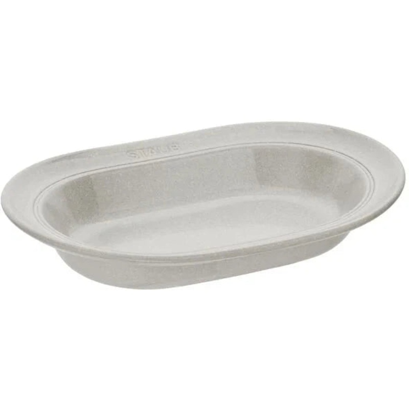 Staub - Dining Line White Truffle Oval Serving Dish - 1010472