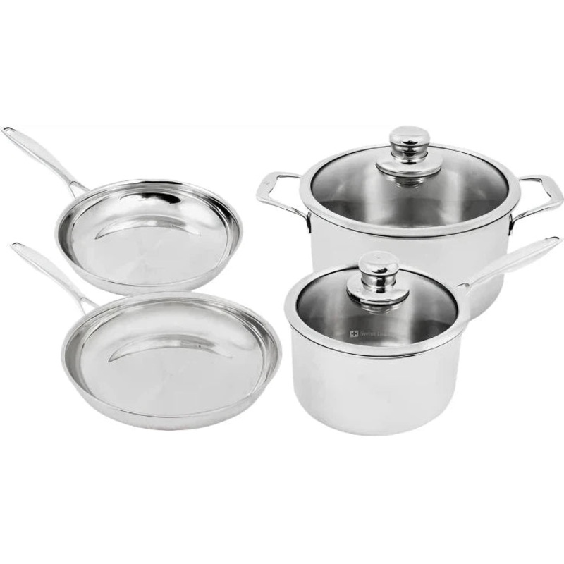 Swiss Diamond - Premium Clad 6 Piece Cookware Set - SDCLAD06PCSET