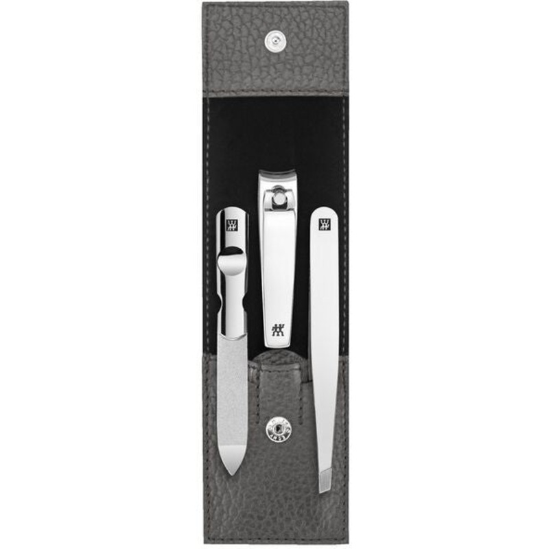 Zwilling - 3 PC Anthracite Leather Pocket Case - 1021388